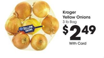 Kroger Kroger yellow onions offer