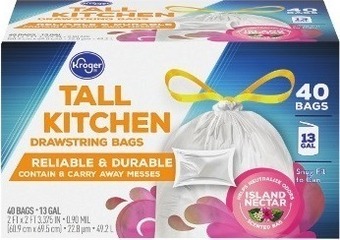 Kroger Kroger trash bags offer