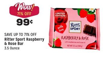Grocery Outlet Raspberry & rose bar offer