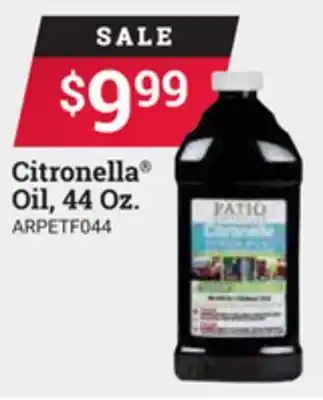 Ace Hardware Citronella® oil, 44 oz. offer