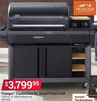 Ace Hardware Traeger® timberline xl wood pellet grill offer
