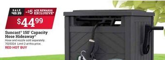 Ace Hardware Suncast® 150' capacity hose hideaway® offer