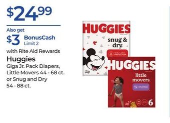 Rite Aid Huggies offer