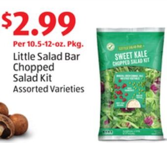 Aldi Little salad bar chopped salad kit offer
