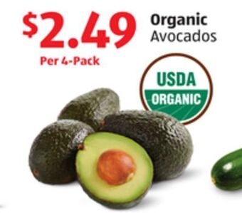 Aldi Organic avocados offer