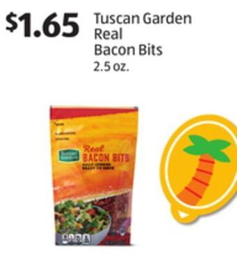 Aldi Tuscan garden real bacon bits offer