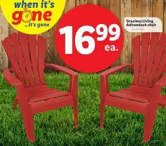 Lidl Gracious living adirondack chair offer