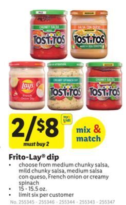 Lidl Frito-lay® dip offer