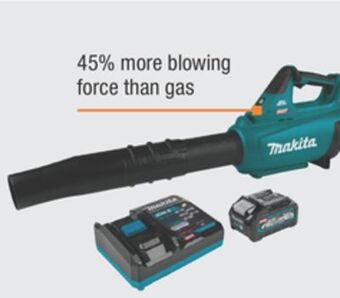 The Home Depot Makita xgt® 40v blower 4.0ah kit offer