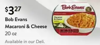 Walmart Bob Evans Macaroni & Cheese 20 oz offer