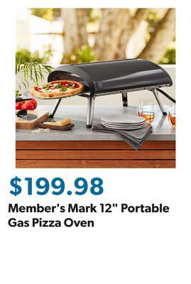 Sam's Club Member's mark 12 portable gas pizza oven offer