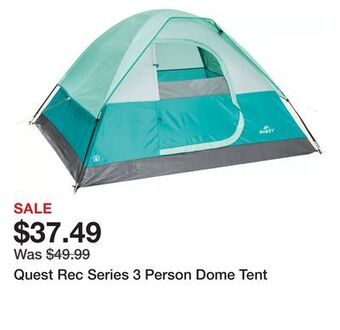 Dick's Sporting Goods Quest rec series 3 person dome tent offer