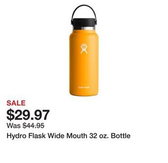 Dick's Sporting Goods Hydro flask wide mouth 32 oz. bottle offer