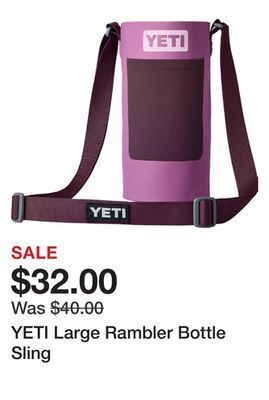 Dick's Sporting Goods Yeti large rambler bottle sling offer
