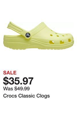 Dick's Sporting Goods Crocs classic clogs offer