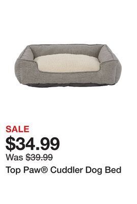 Petsmart Top paw® cuddler dog bed offer