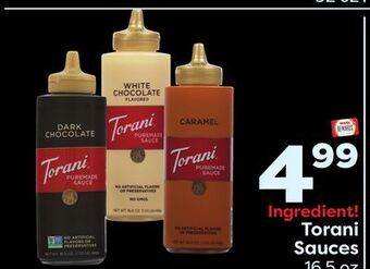 Weis Markets Torani sauces offer