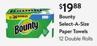 Walmart Bounty Paper Towels offer