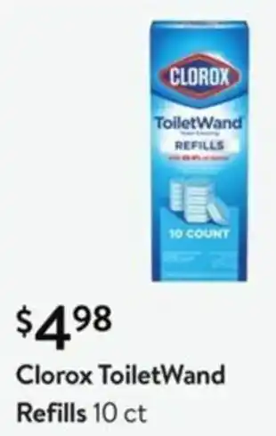 Walmart Clorox ToiletWand Refills offer