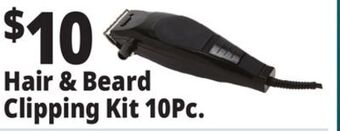 Ocean State Job Lot Vivitar hair & beard clipping kit, 10-piece offer
