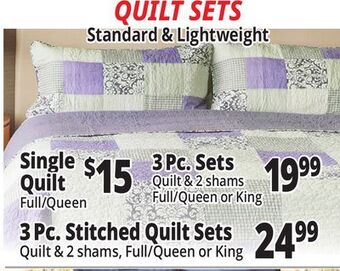Ocean State Job Lot Quilt sets offer