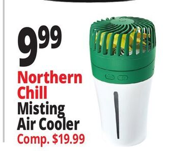 Ocean State Job Lot Northern chill rechargeable portable misting fan offer