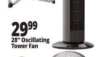 Ocean State Job Lot Penguin tower fan, 28 offer