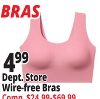 Ocean State Job Lot Dept. store wire-free bras offer
