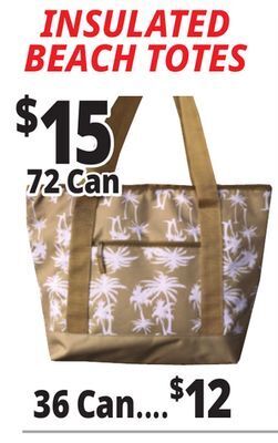 Ocean State Job Lot Insulated totes offer