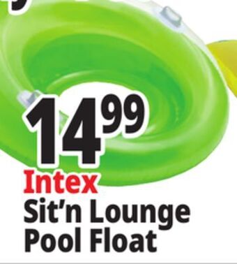 Ocean State Job Lot Intex sit 'n lounge float offer