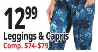 Ocean State Job Lot Leggings & capris offer