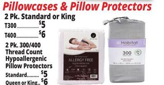 Ocean State Job Lot Pillowcase & pillow protectors offer