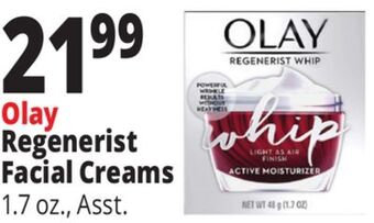 Ocean State Job Lot Olay regenerist facial creams offer
