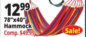 Ocean State Job Lot Classic hammock, 78 x 39 offer