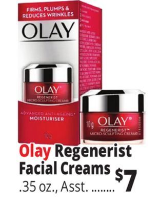 Ocean State Job Lot Olay regenerist facial creams offer