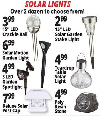 Ocean State Job Lot Solar lights offer