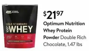 Walmart Optimum Nutrition Whey Protein Powder offer
