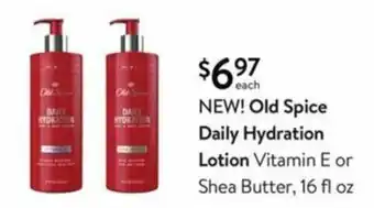 Walmart Old Spice Daily Hydration Lotion offer