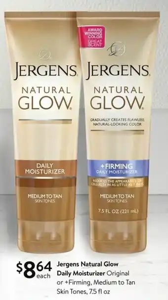 Walmart Jergens Natural Glow Daily Moisturizer offer