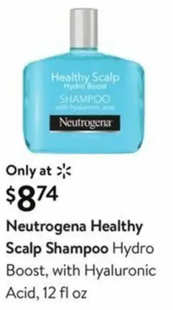 Walmart Neutrogena Healthy Scalp Shampoo Hydro Boost, With Hyaluronic Acid offer
