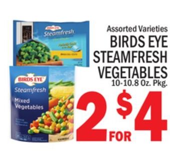 C Town Birds eye steamfresh vegetables offer