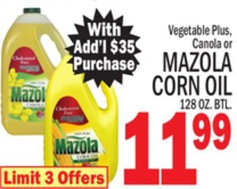 C Town Mazola corn oil offer