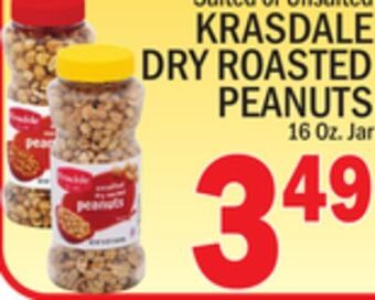 C Town Krasdale dry roasted peanuts offer