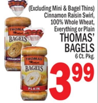 C Town Thomas' bagels offer