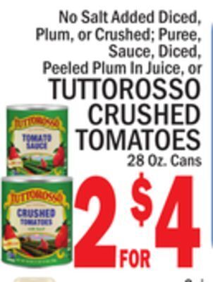C Town Tuttorosso crushed tomatoes offer