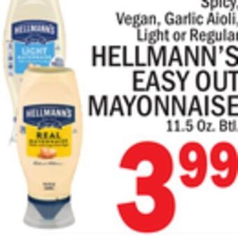 C Town Hellmann's easy out mayonnaise offer