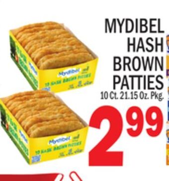 C Town Mydibel hash brown patties offer