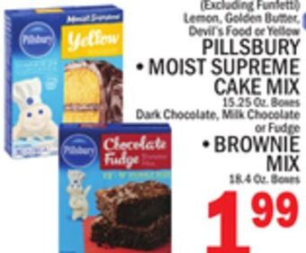 C Town Pillsbury • moist supreme cake mix 15.25 oz. boxes offer