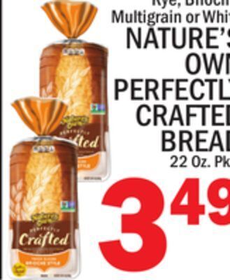 C Town Nature's own perfectly crafted bread offer