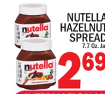 C Town Nutella hazelnut spread offer